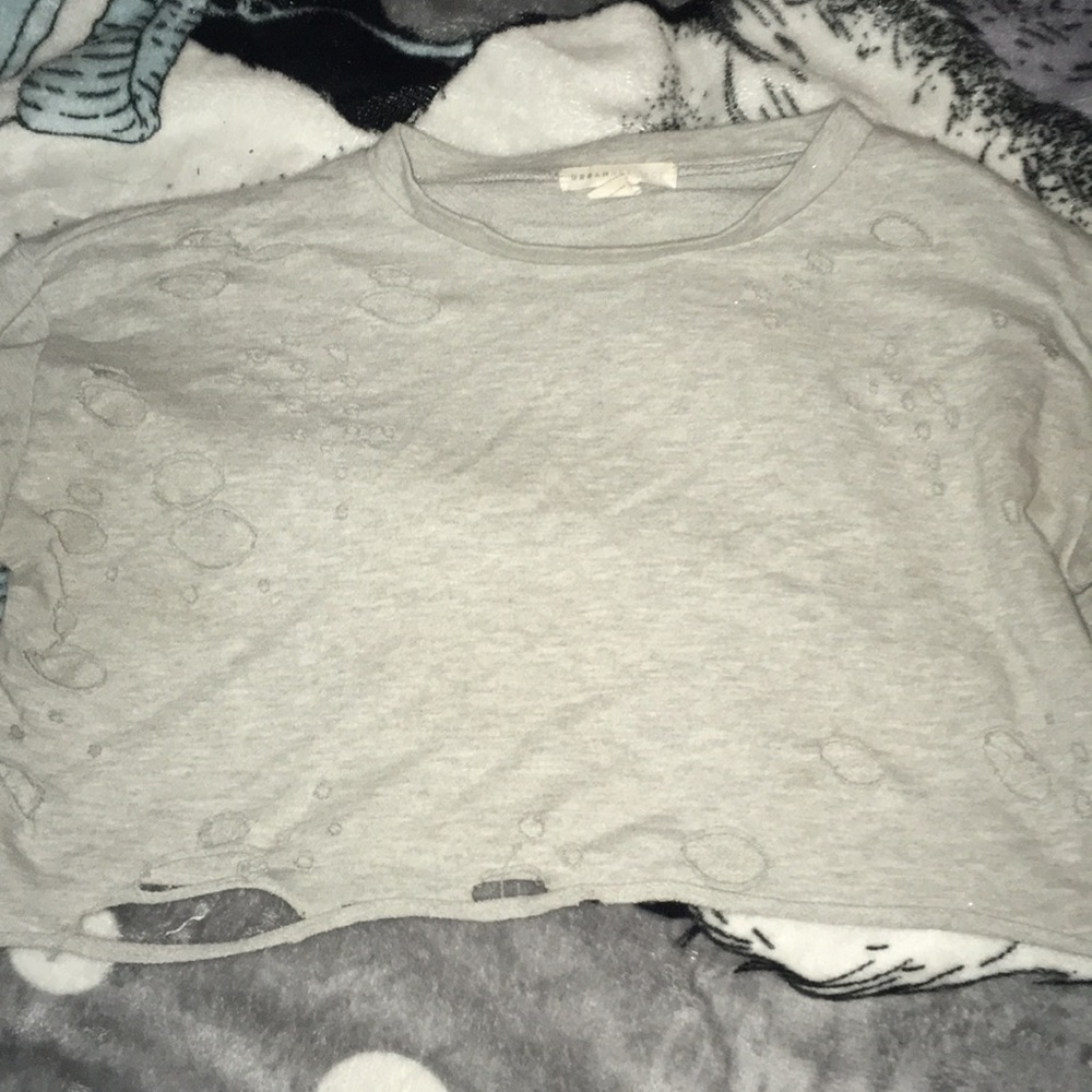 Ripped crop top